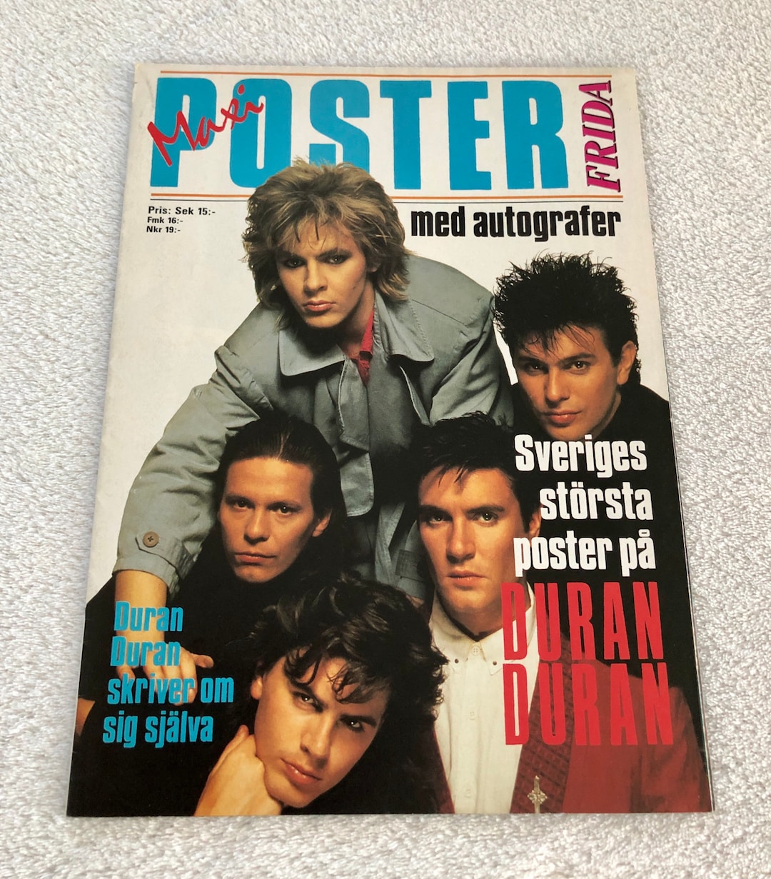 Duran Duran 1985 Simon Le Bon Nick Rhodes Andy Roger John Taylor