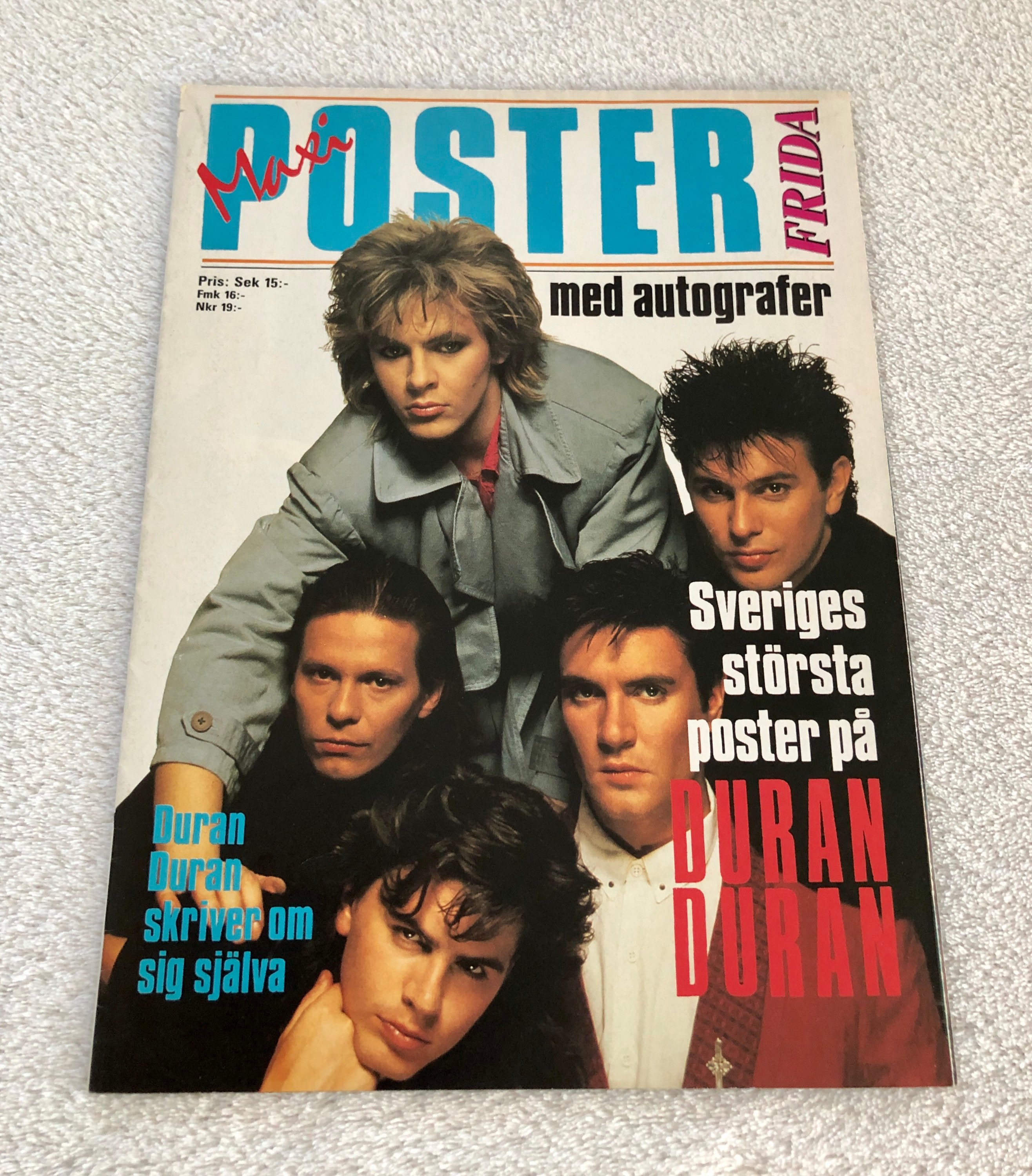 Duran Duran 1985 Simon Le Bon Nick Rhodes Andy Roger John Taylor