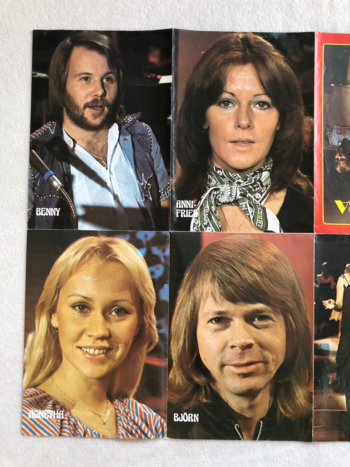ABBA Poster 1976 Swedish Poster 1970s Björn Ulvaeus Etsy