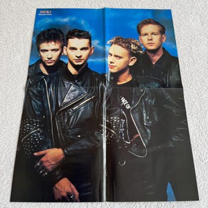 Depeche Mode 1987 Swedish Poster Magazine OKEJ 1980s David Gahan