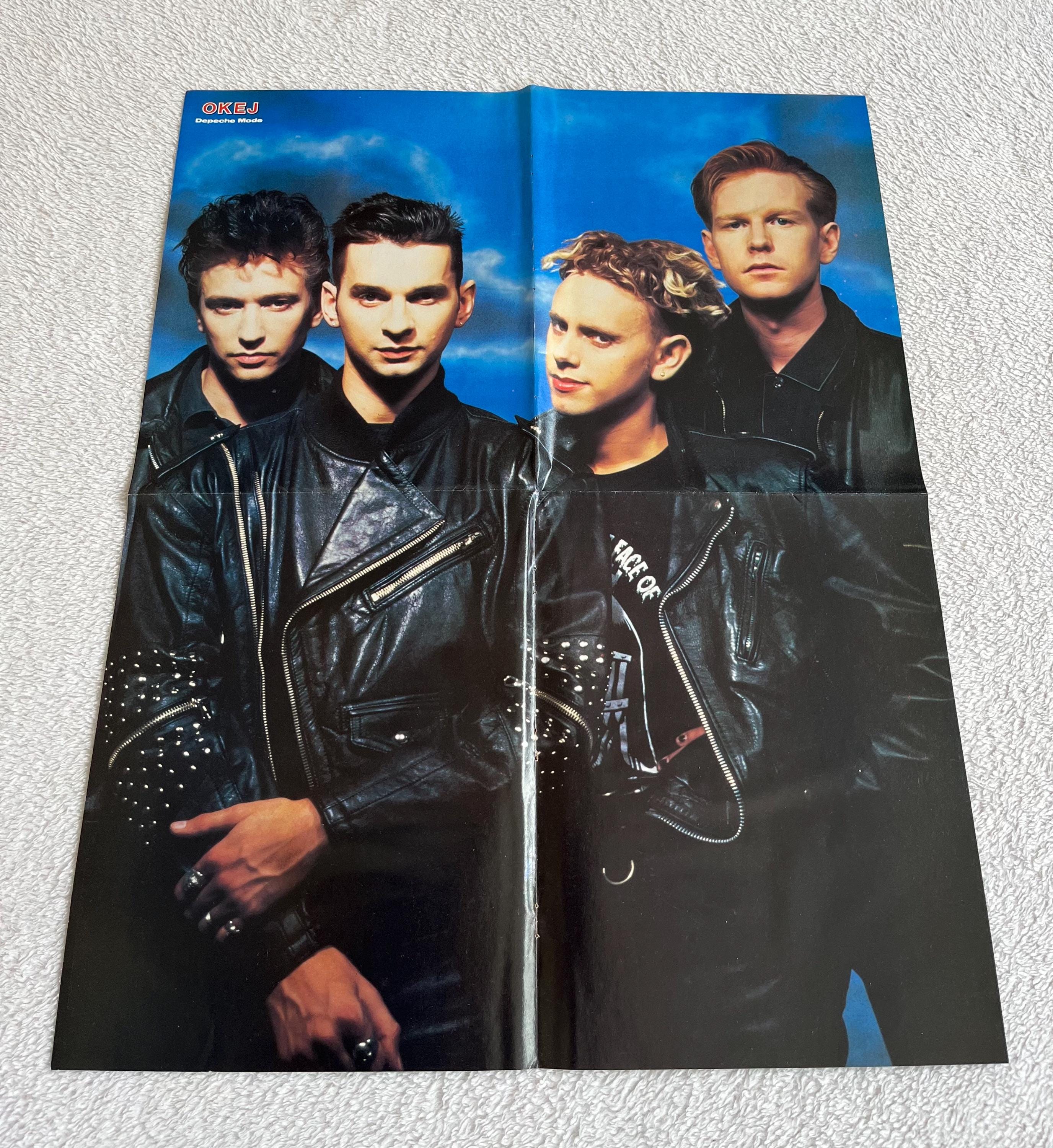 Depeche Mode 1987 Swedish Poster Magazine OKEJ 1980s David Gahan