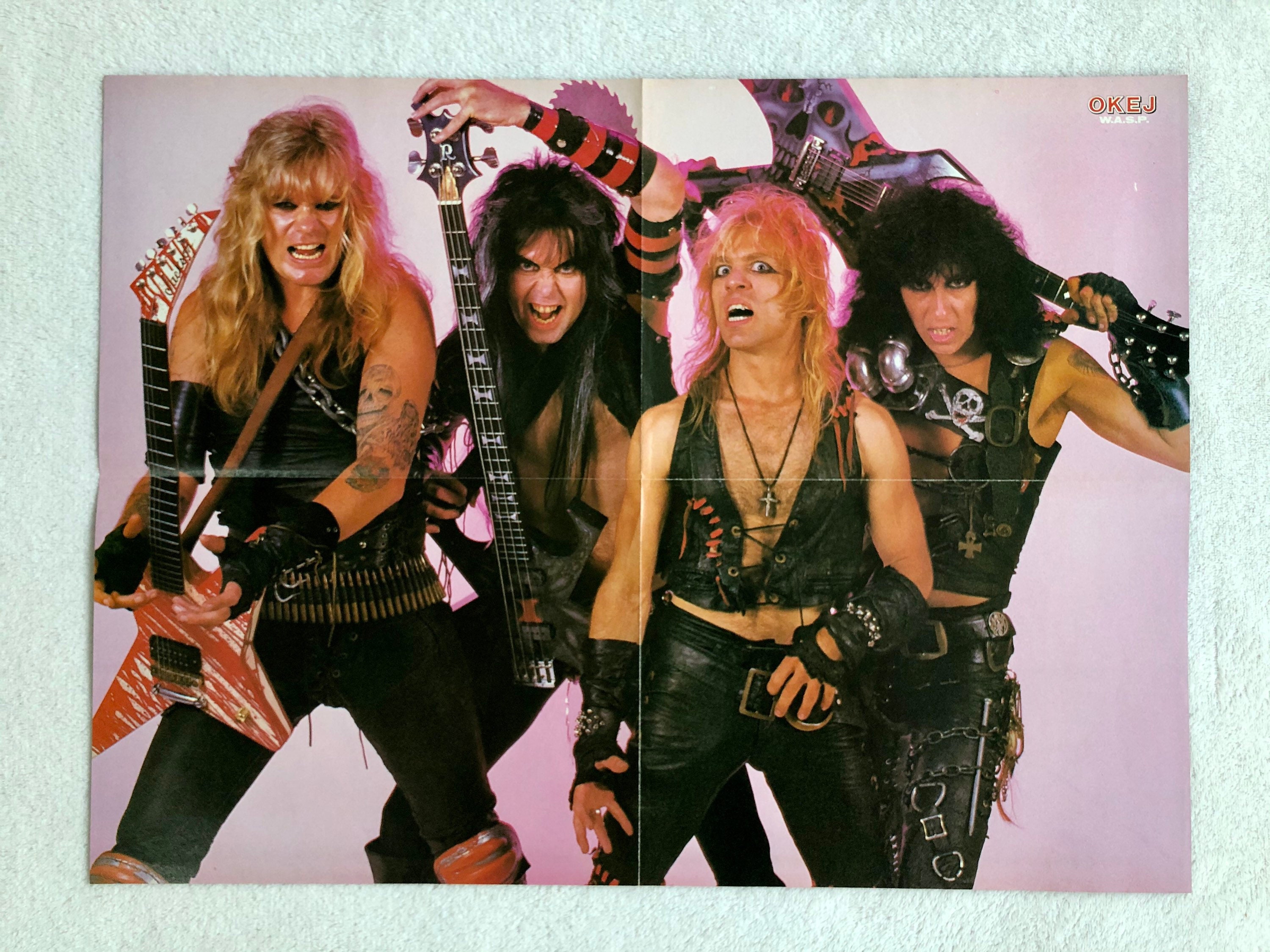 W.A.S.P. 1984 Blackie Lawless Randy Piper Chris Holmes Tony