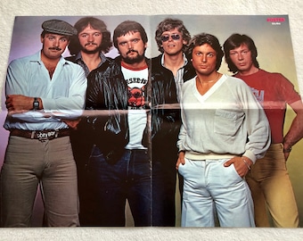 CITY BOY 1979 Rivista di poster svedese anni '70 Vintage raro Mike Slamer Lol Mason Roy Ward Steve Broughton Max Thomas Chris Dunn