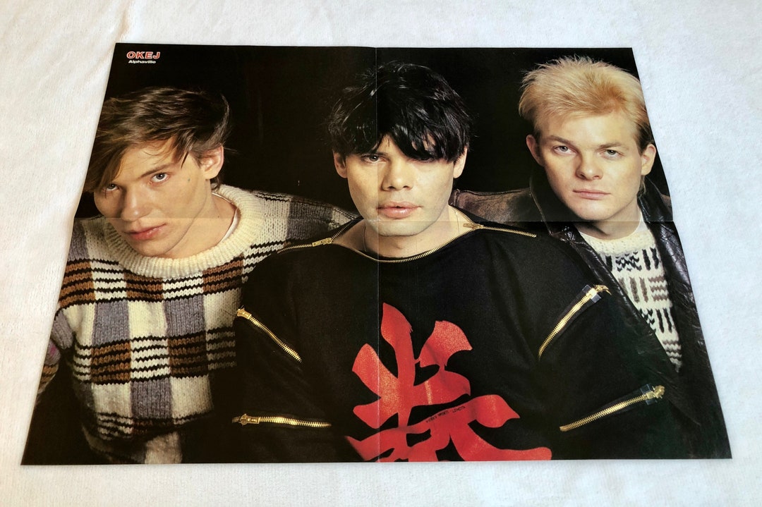 Alphaville 1984 スウェーデン ポスター マガジン OKEJ 1980年代