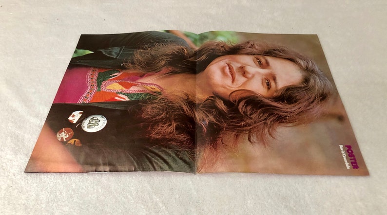 David Coverdale 1974 Deep Purple Swedish Poster Magazine 1970s Vintage Mega Rare image 5