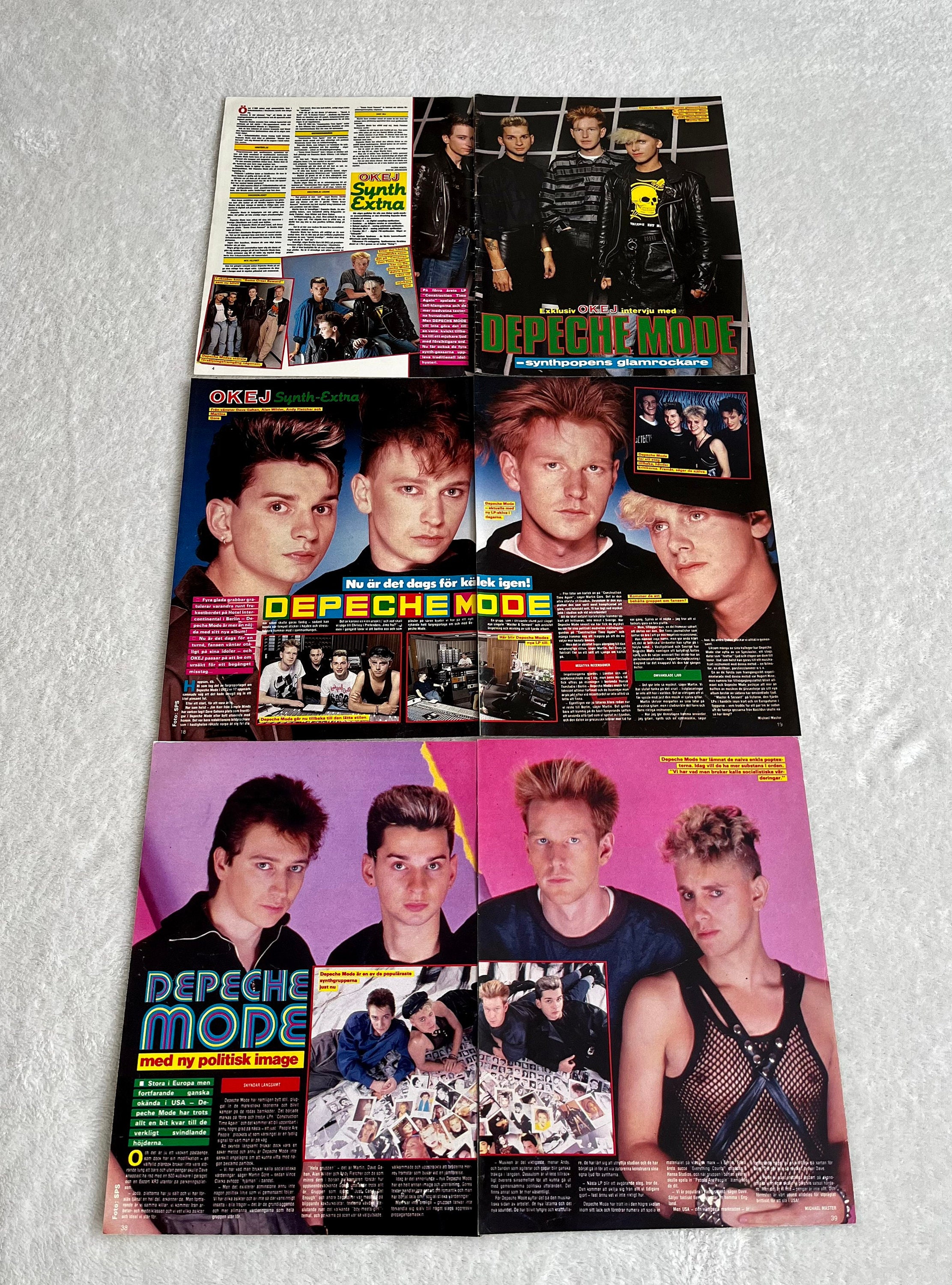 Depeche Mode 1984 Clips David Gahan Martin Gore Alan Wilder Andrew
