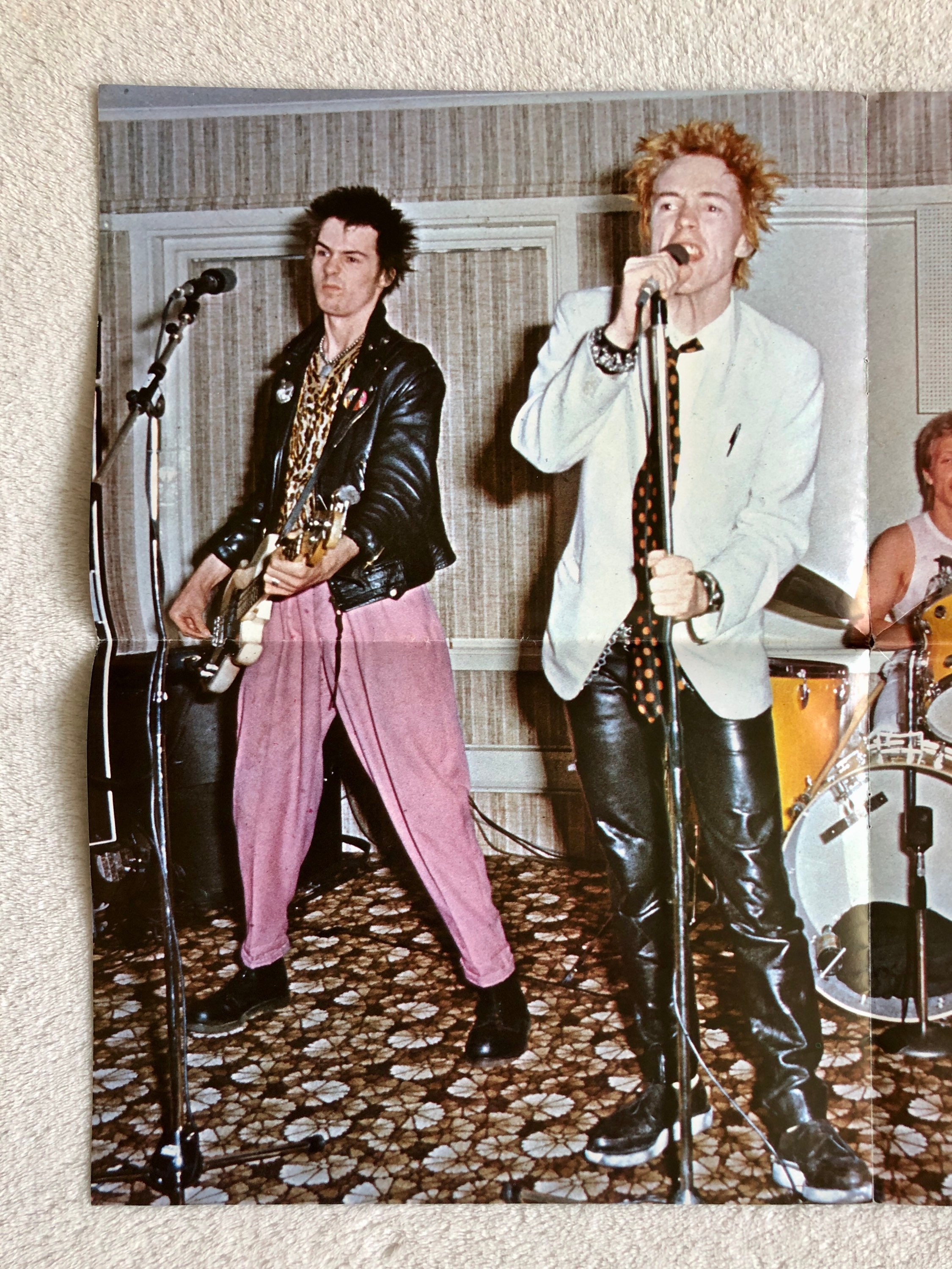 Vintage Circus Magazine Aerosmith Poster Sex Pistols Johnny Rotten