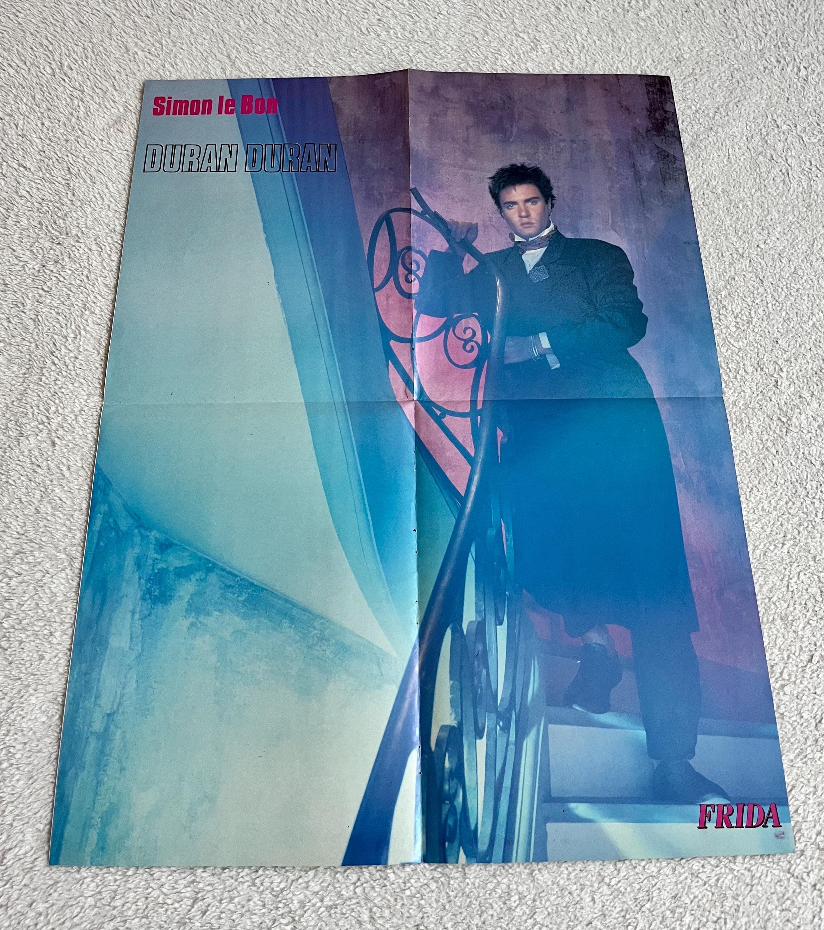 Duran Duran 1985 Simon Le Bon Swedish Poster Music Magazine Frida