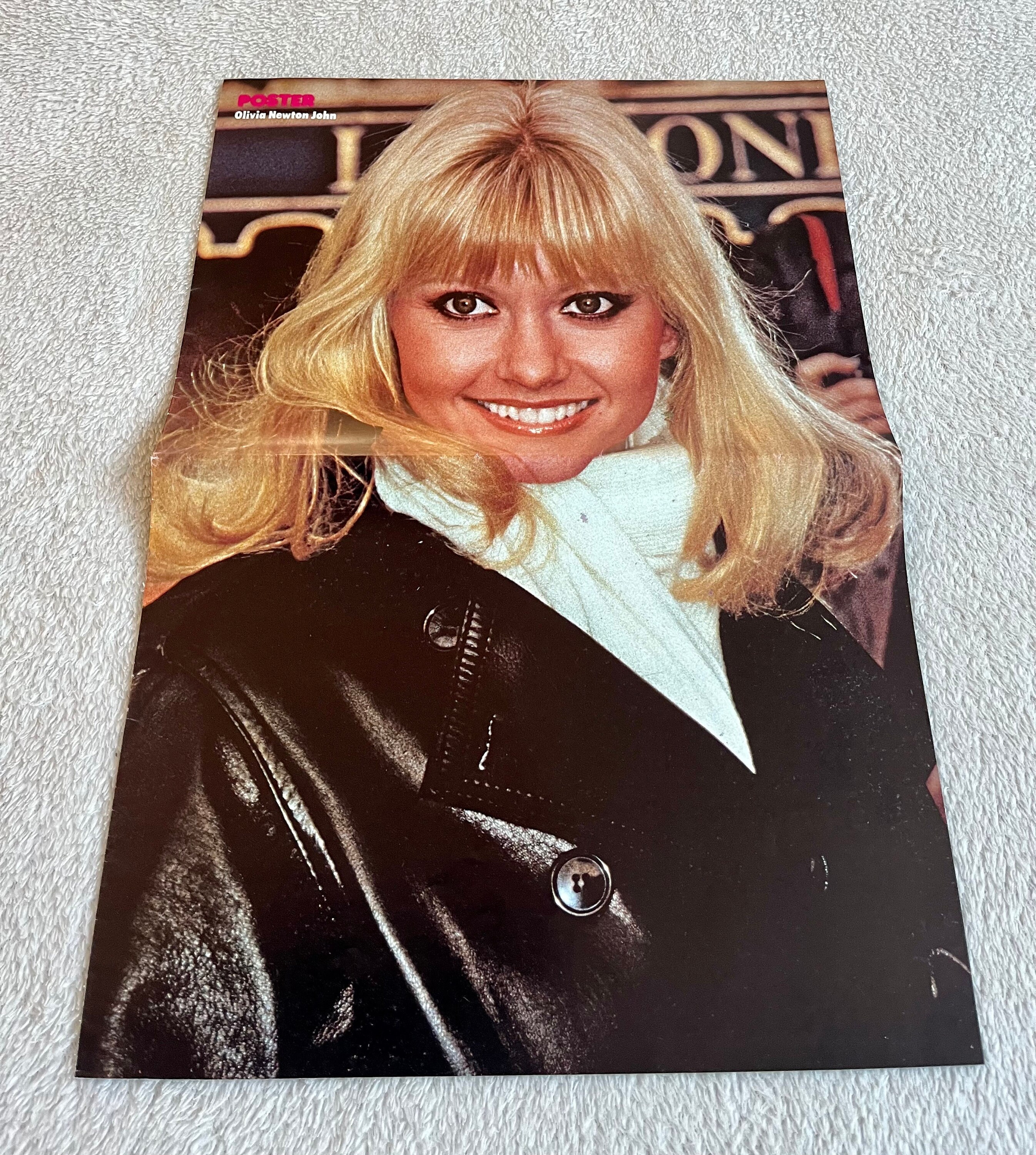 Olivia Newton John Poster 1979 ONJ Grease Swedish Poster Music