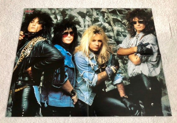 Motley Crue, an American Rock Band, Nikki Sixx, Tommy Lee, Vince Neil, Mick  Mars 12 x 18 inch Poster : : Clothing, Shoes & Accessories