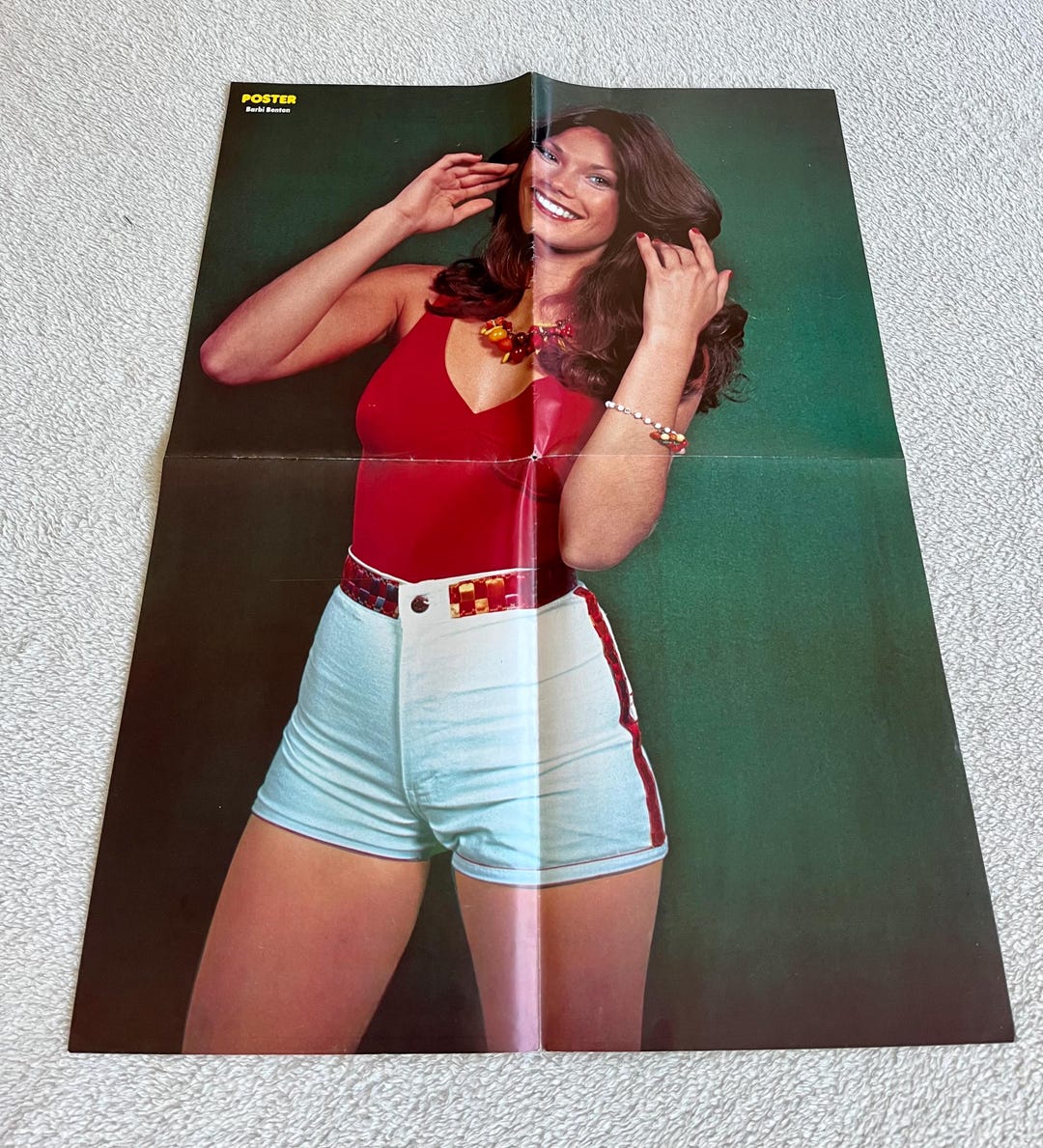 Barbi Benton Poster 1978 Swedish Poster Music Magazine 1970s Playboy