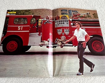 Randy Mantooth Poster 1978 TV series Emergency! Actor Swedish Music Magazine 1970s Vintage Rare
