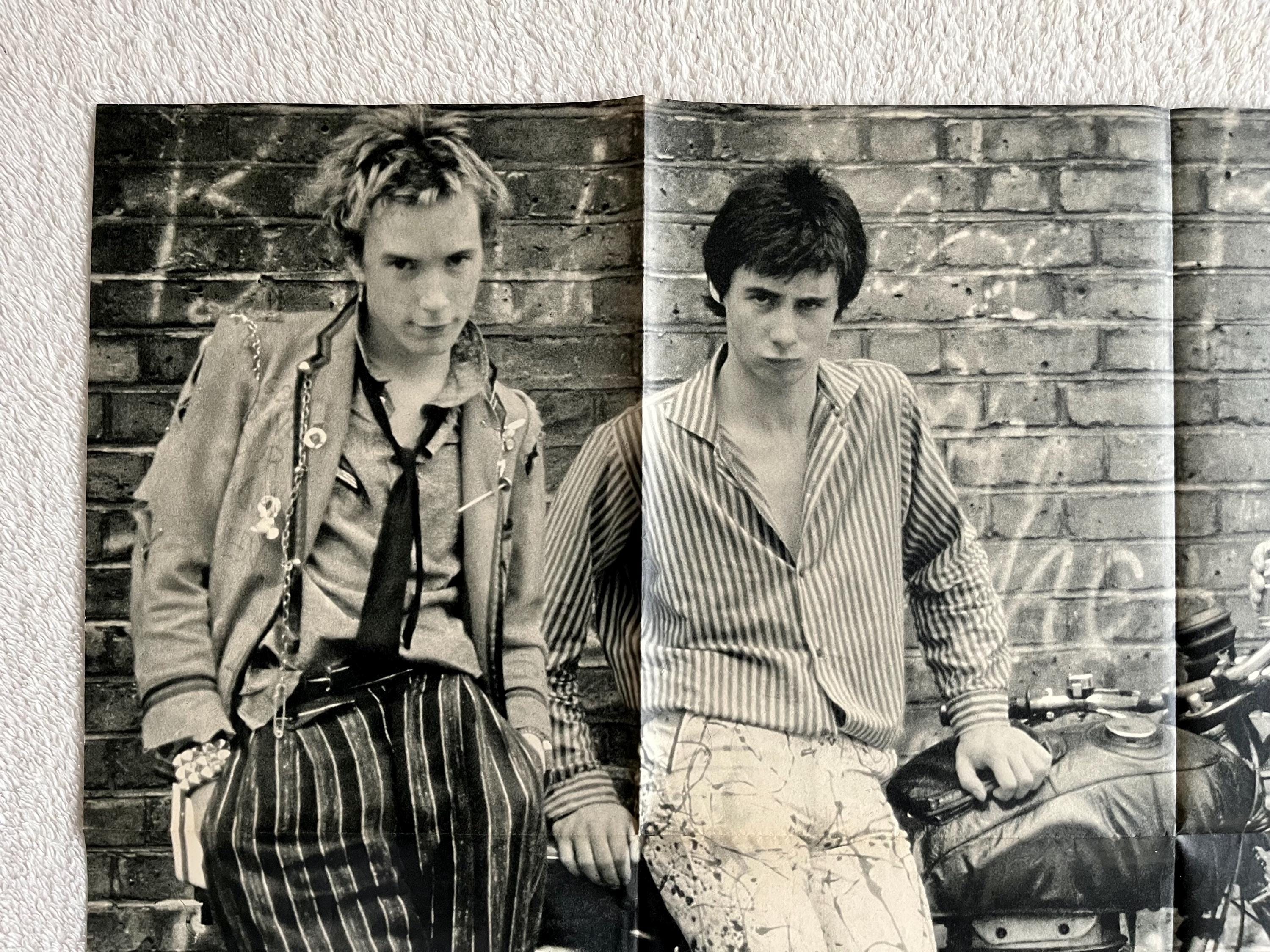 Sex Pistols Poster 1976 Johnny Rotten Glen Matlock Steve Jones