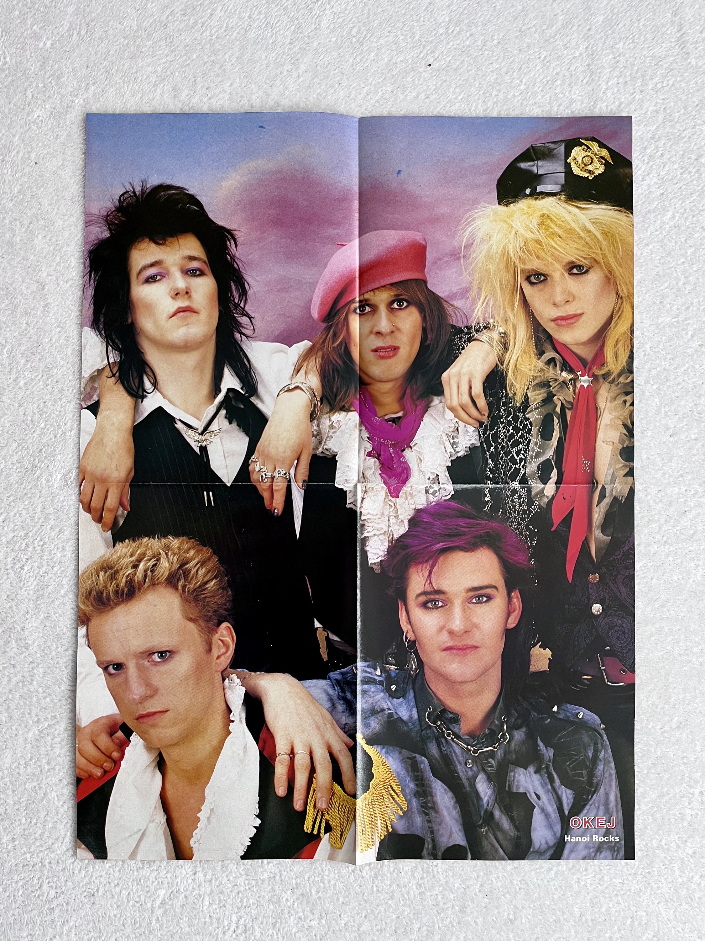 Hanoi Rocks 1985 Michael Monroe Finland Swedish Poster Music