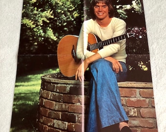 Shaun Cassidy 1978 Rivista di poster svedese degli anni '70 Vintage Raro