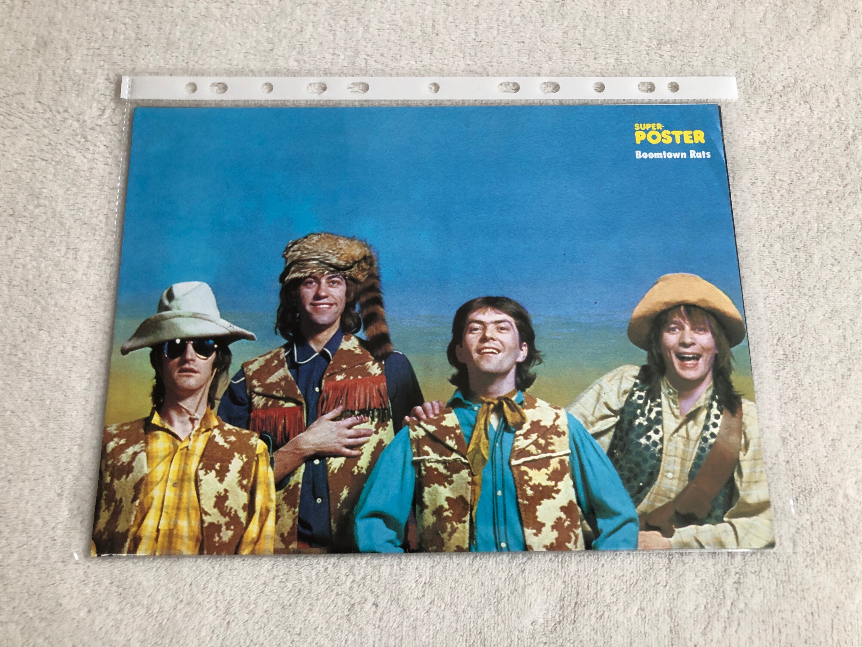 Boomtown Rats Poster 1979 Bob Geldof Swedish Poster Magazine 1970s ...