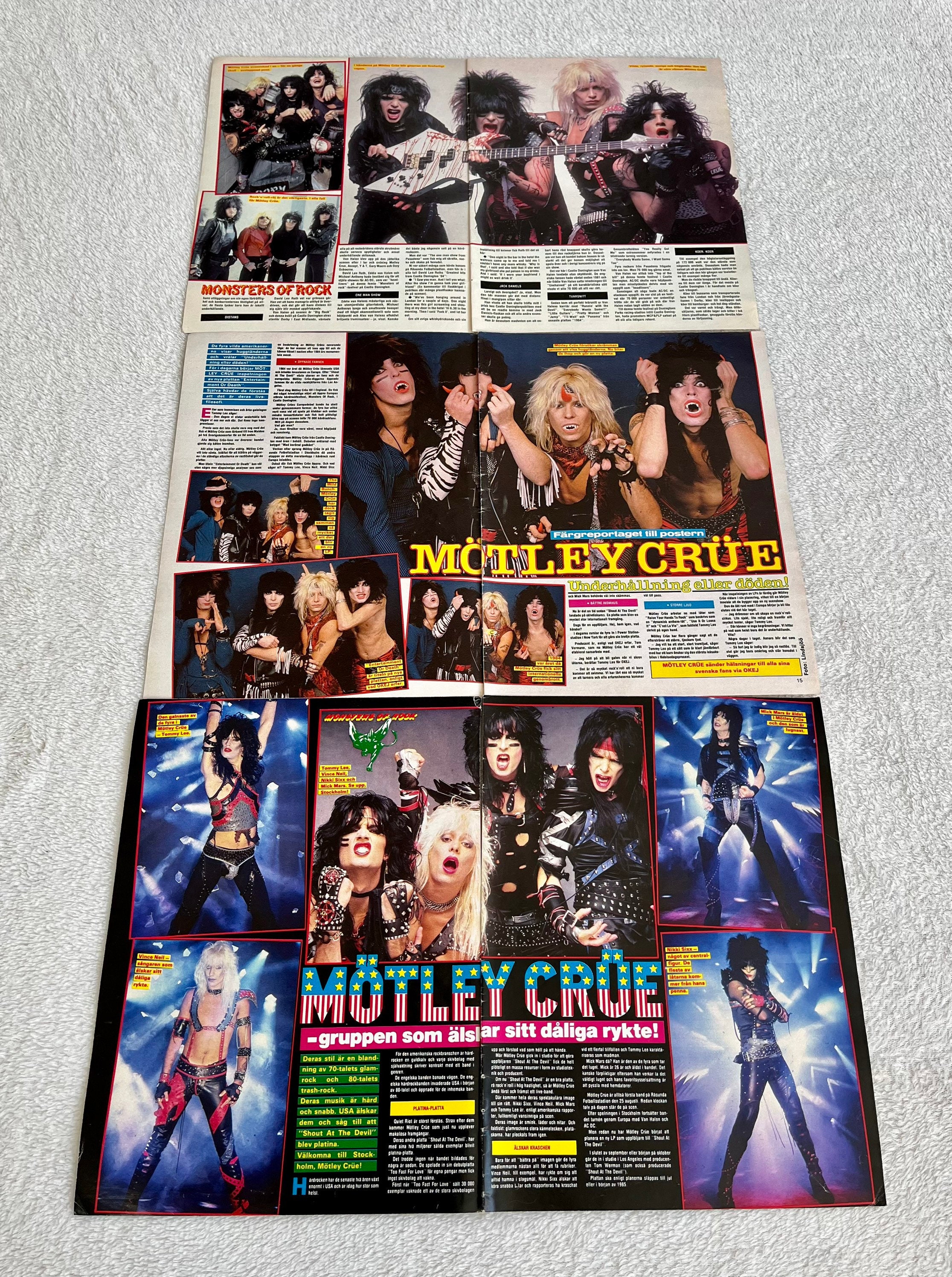 Mötley Crüe 1984 Clips Shout at the Devil Tommy Lee Nikki Sixx