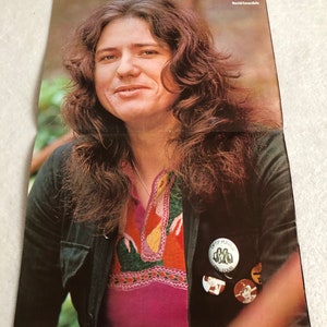 David Coverdale 1974 Deep Purple Swedish Poster Magazine 1970s Vintage Mega Rare image 1