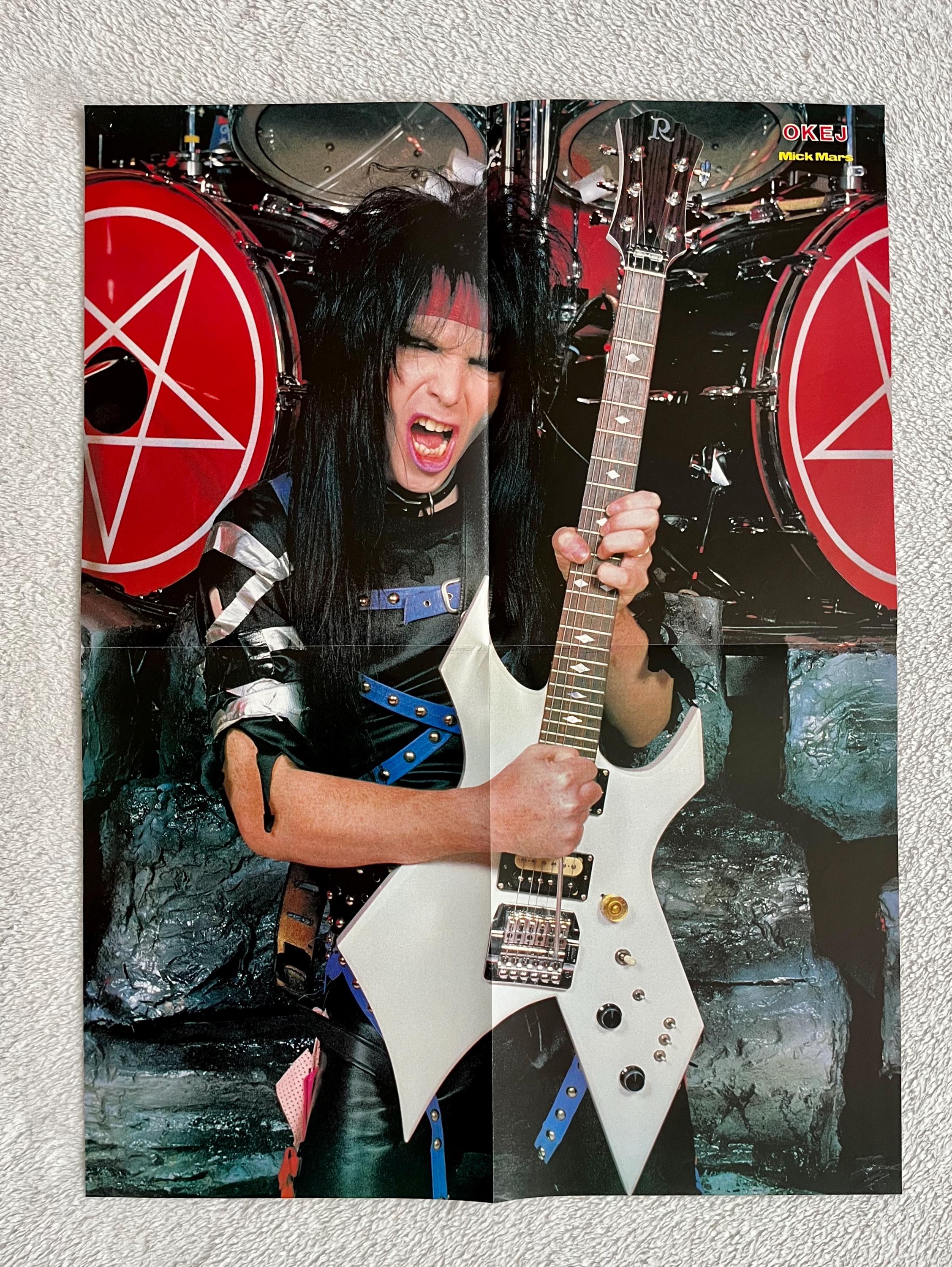 Mötley Crüe 1983 Mick Mars Nikki Sixx Tommy Lee Vince Neil Swedish