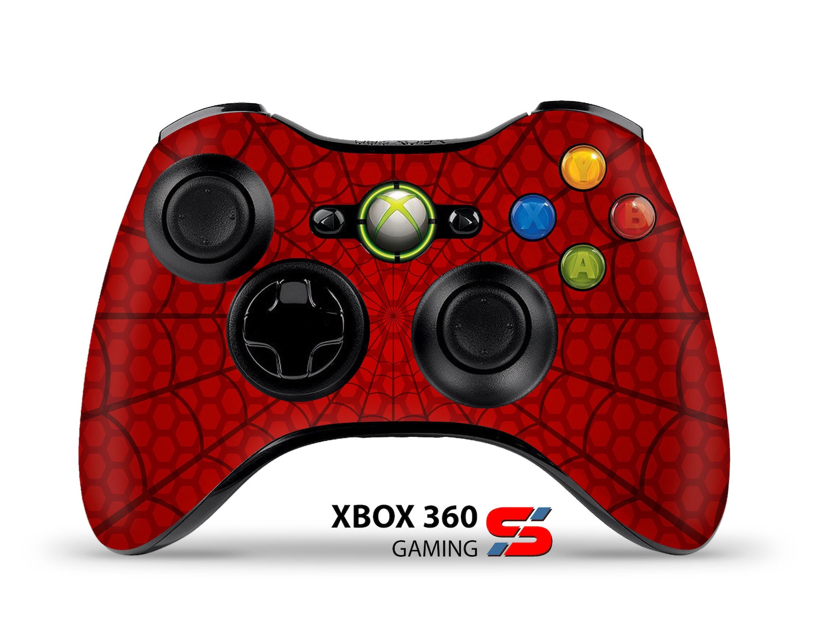 Spider Man texture Pro controller skin web ps4 console Spider Etsy