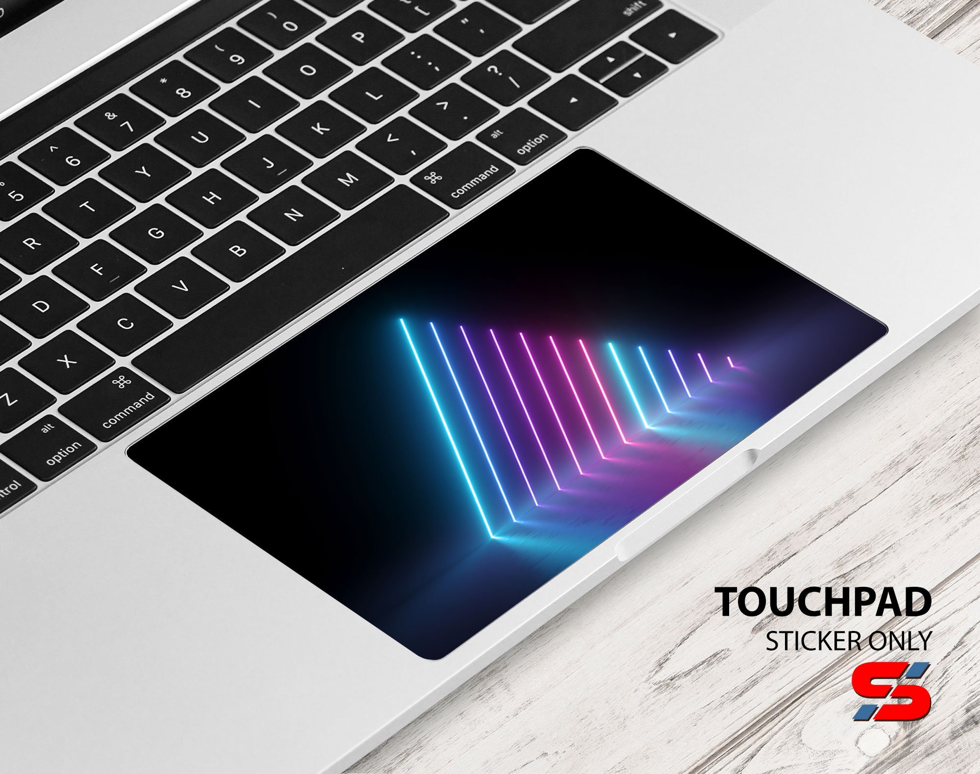 Neon visual effect lighting laptop skin lighting A2251 skin Etsy