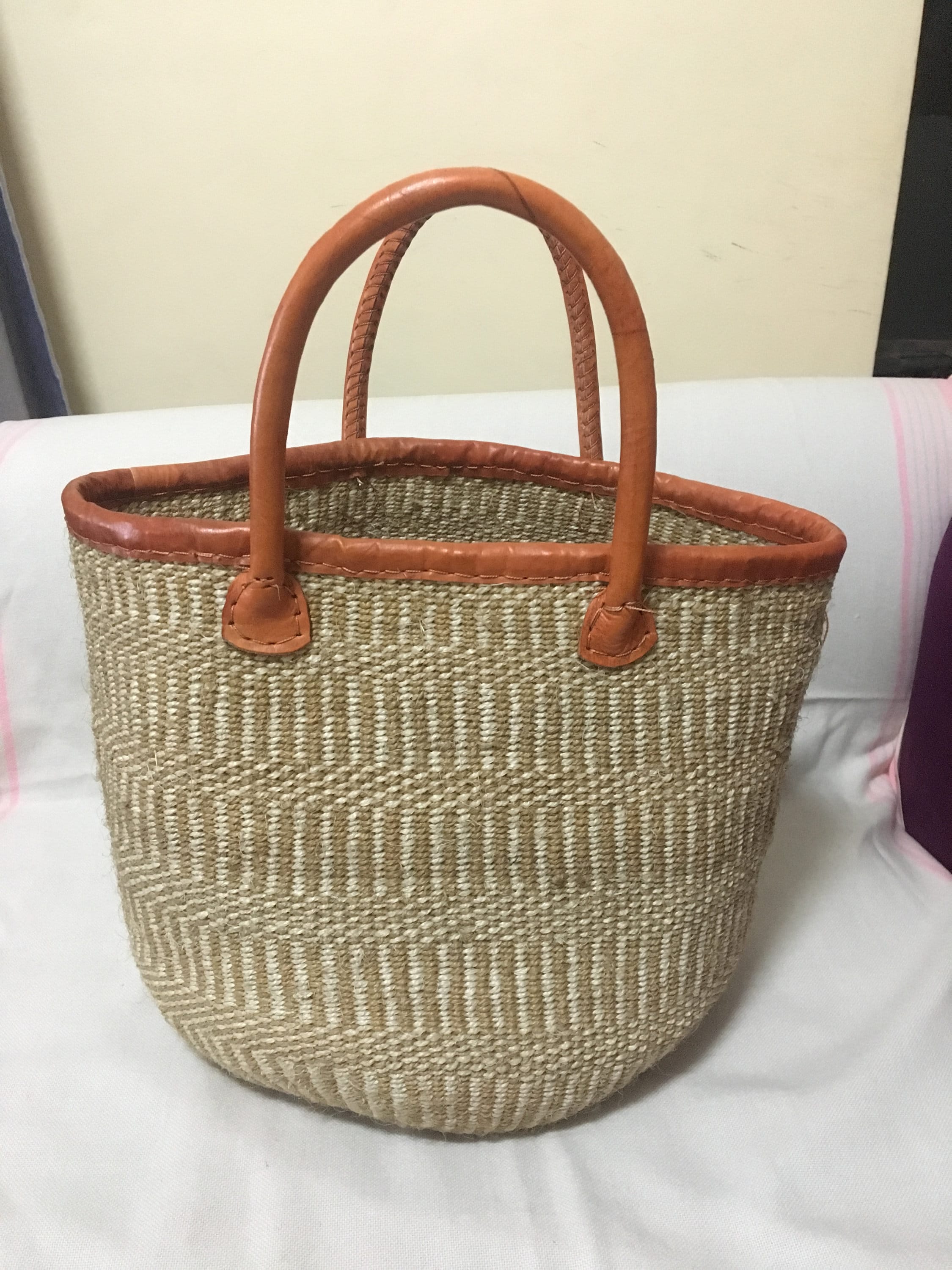 African woven basket woven baskets shopping basket mom Etsy