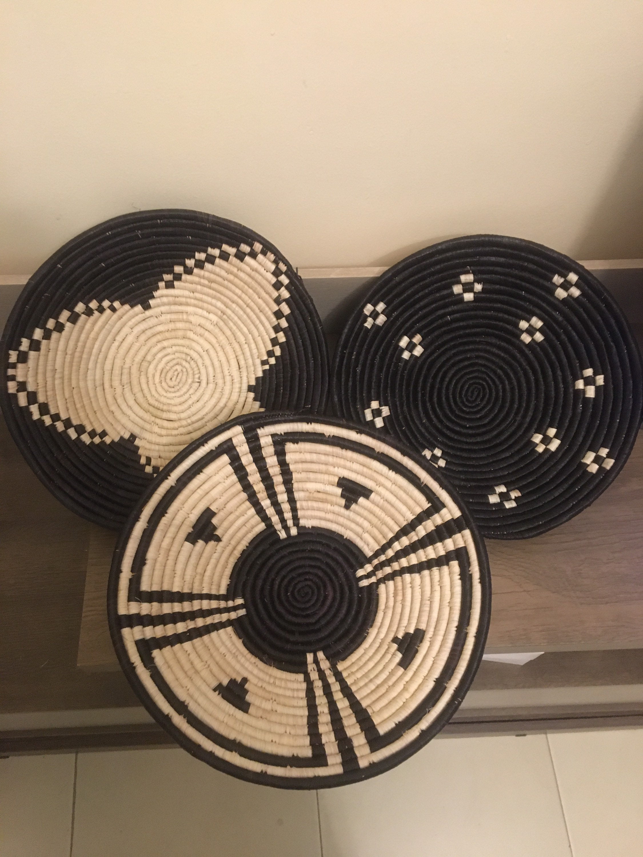A set of 3 Wall decorating baskets sets home and living Etsy