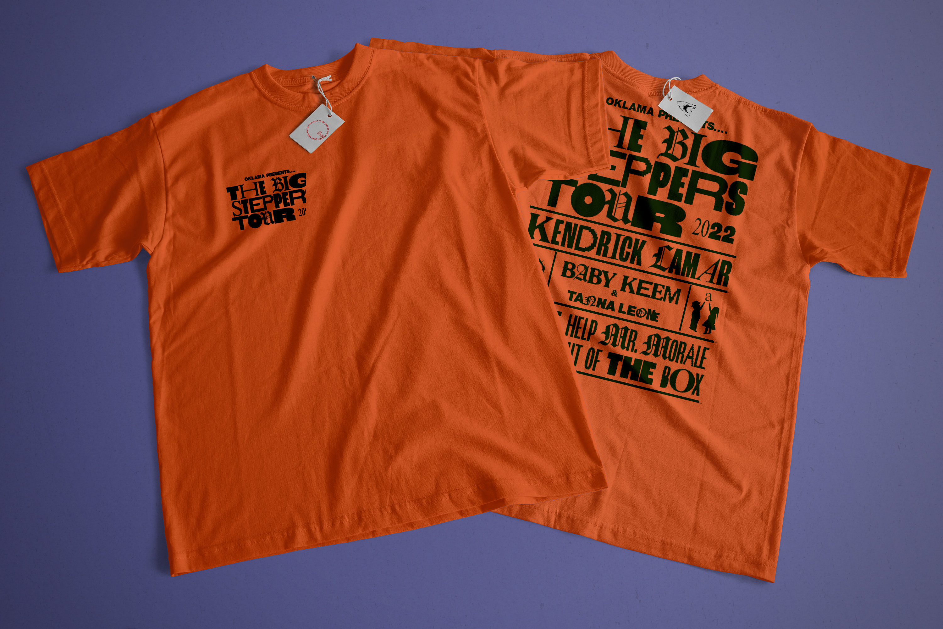 Mr Morale and the Big Steppers Inspired Tour Merch Orange 