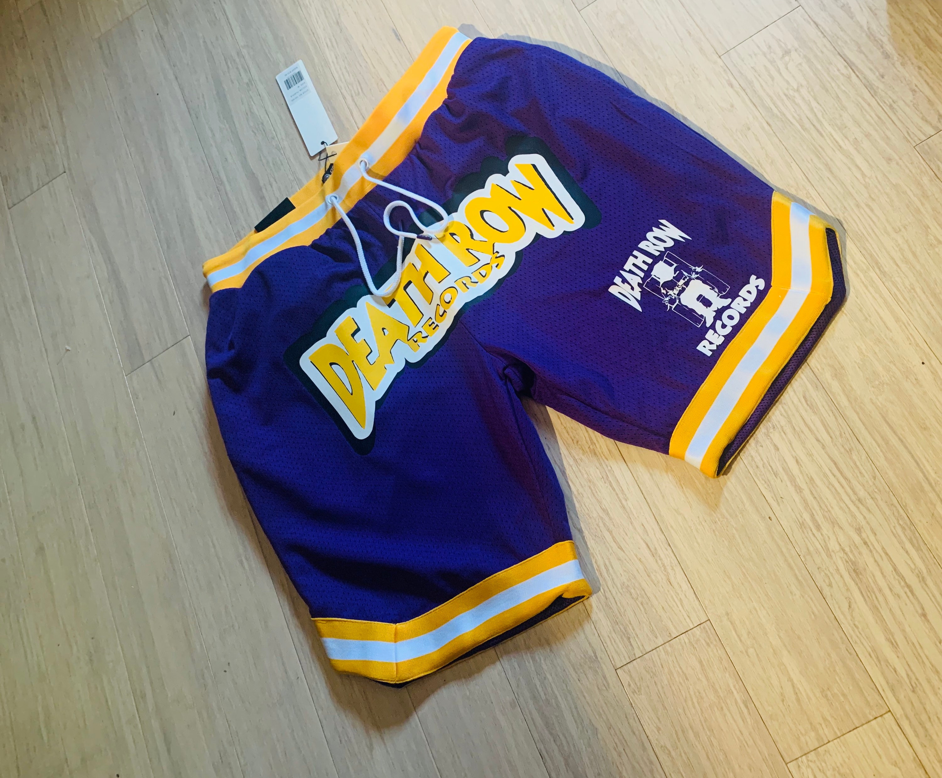 Death Row Lakers Color Way Don C Inspired Shorts 