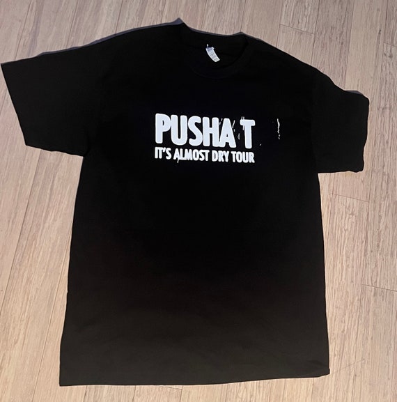 Pusha T Its Almost Dry Inspired Tour Merch Etsy