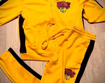 Wu-Tang is Forever OG colorway track suit  inspired  Wu-Tang is Forever OG yllw/blk colorway“Bruce Lee” basketball inspired by kill bill