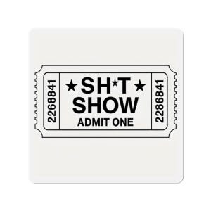 Funny Die-Cut Magnets | Quirky Home Decor | SHT SHOW Design | Gift for Friends | Humor Magnet | Kitchen Decor