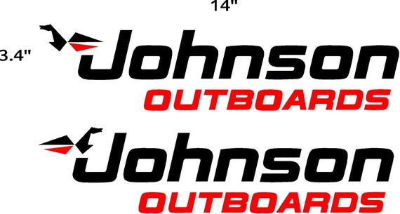 Johnson Outboard boat Sea-Horse decals stickers graphics.