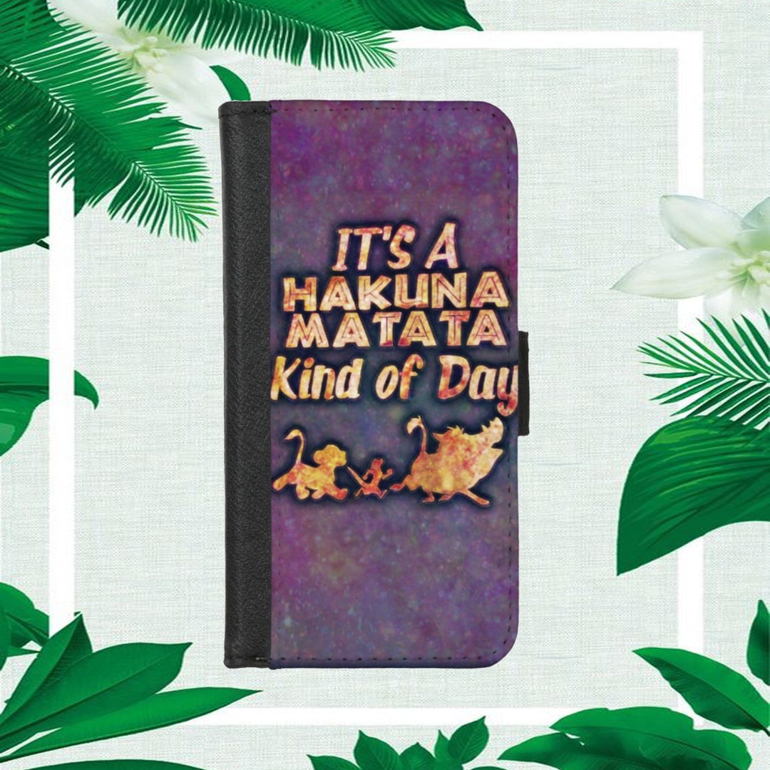 Hakuna Matata Disney Wallet Case for iPhone 14 13 12 11 Pro Etsy