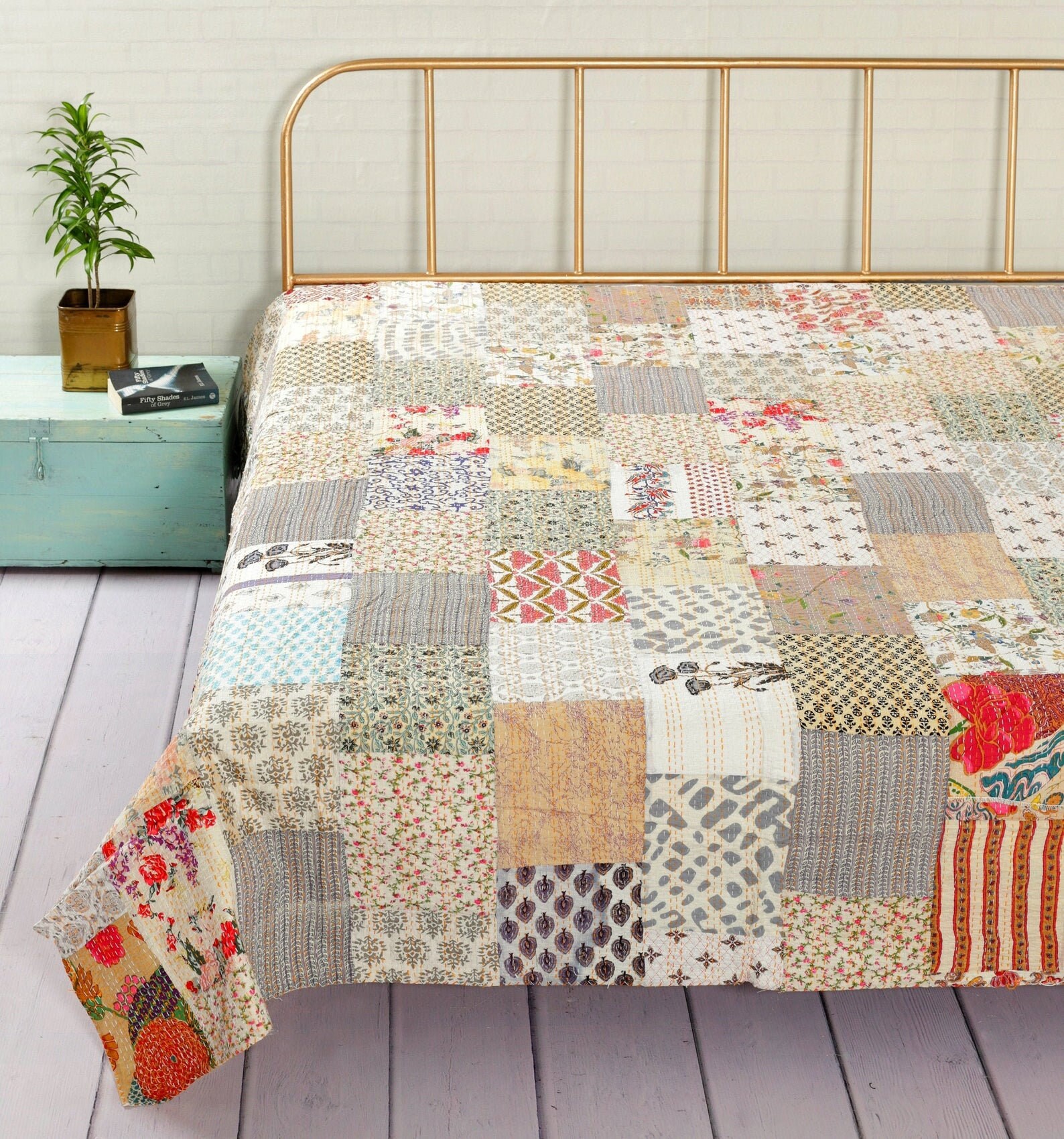 beklimmen Terug, terug, terug deel vertrouwen Vintage handgemaakte patchwork quilt - Etsy Nederland