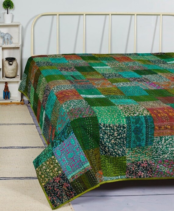 handmade patchwork quilt