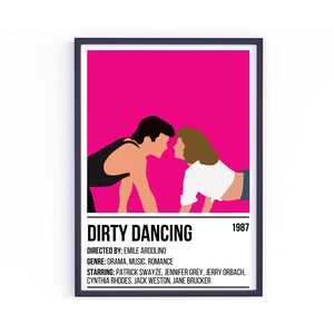 Dirty Dancing Movie Poster | Patrick Swayze
