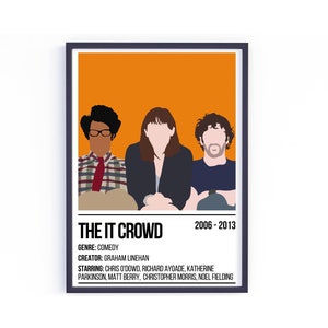 IT Crowd TV Show Poster | Roy | Moss | Jen