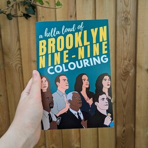 Brooklyn 99 Colouring Book | TV Show Gifts | Brooklyn Nine Nine