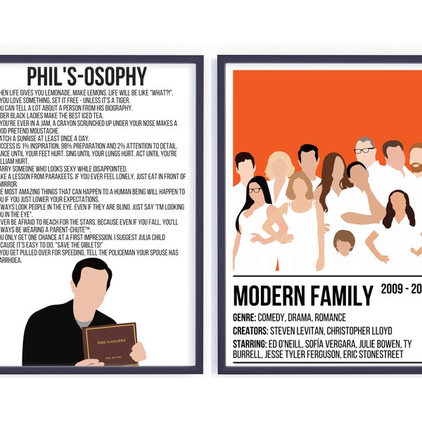 Phil Dunphy Print Bundle | Modern Family Poster