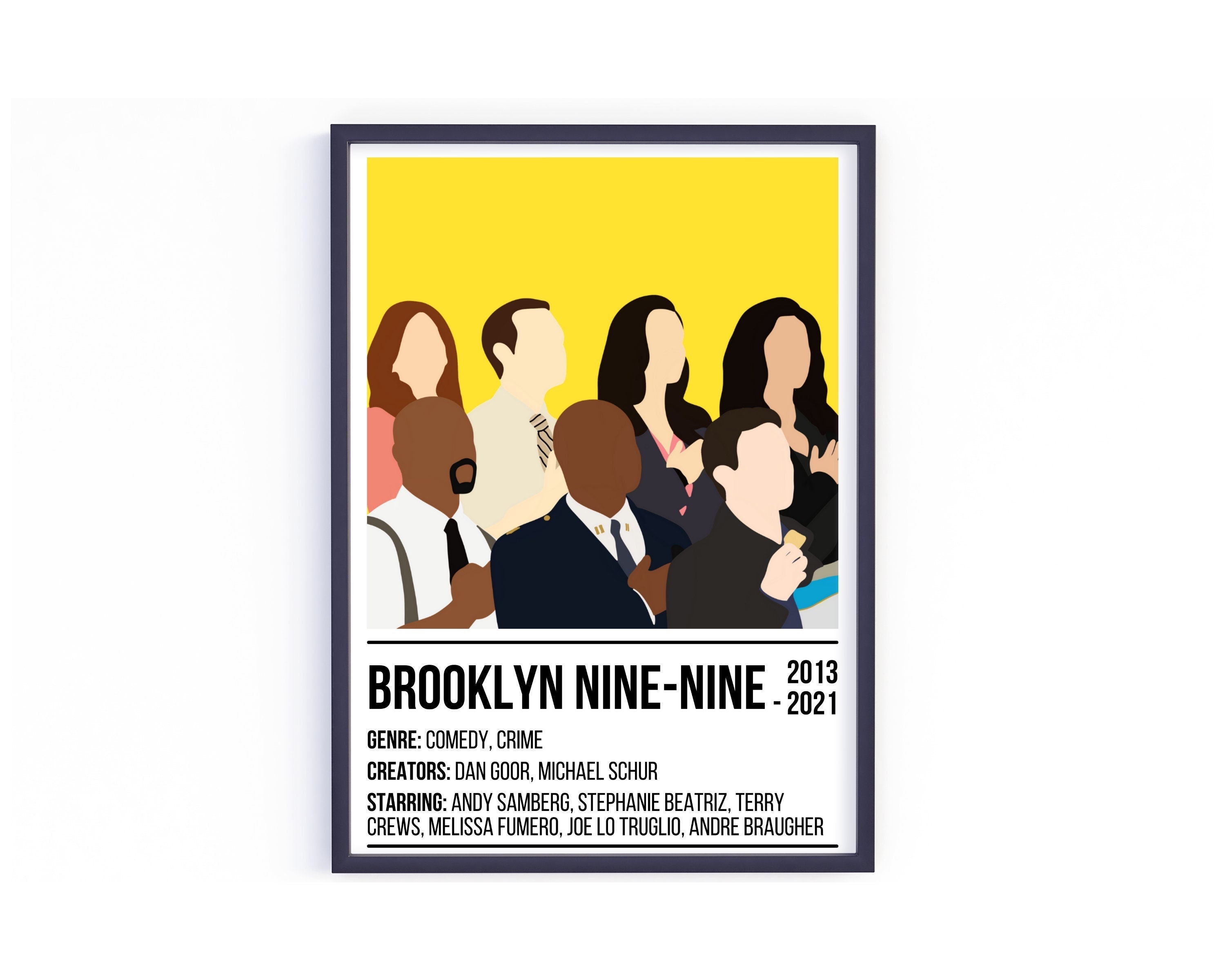 Brooklyn 99 Poster A4/TV Show Poster/brooklyn Nine Etsy