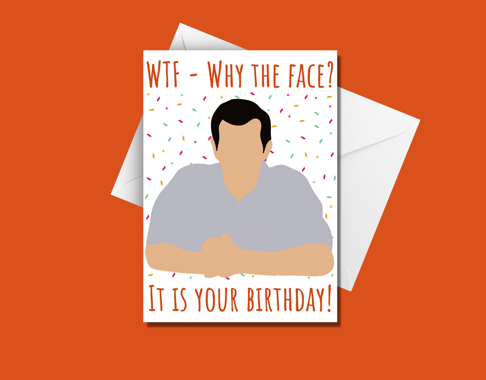 Phil Dunphy 'WTF Why the face It is your birthday' | Etsy