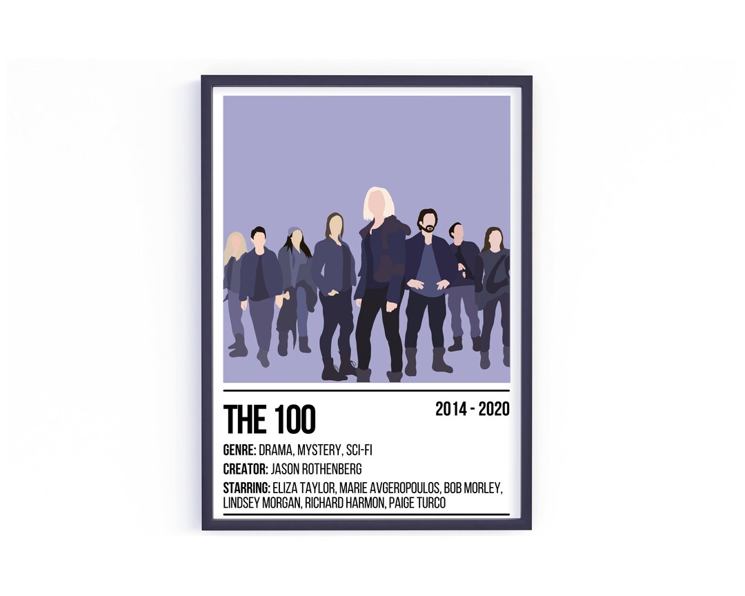 The 100 TV Show Poster - Etsy