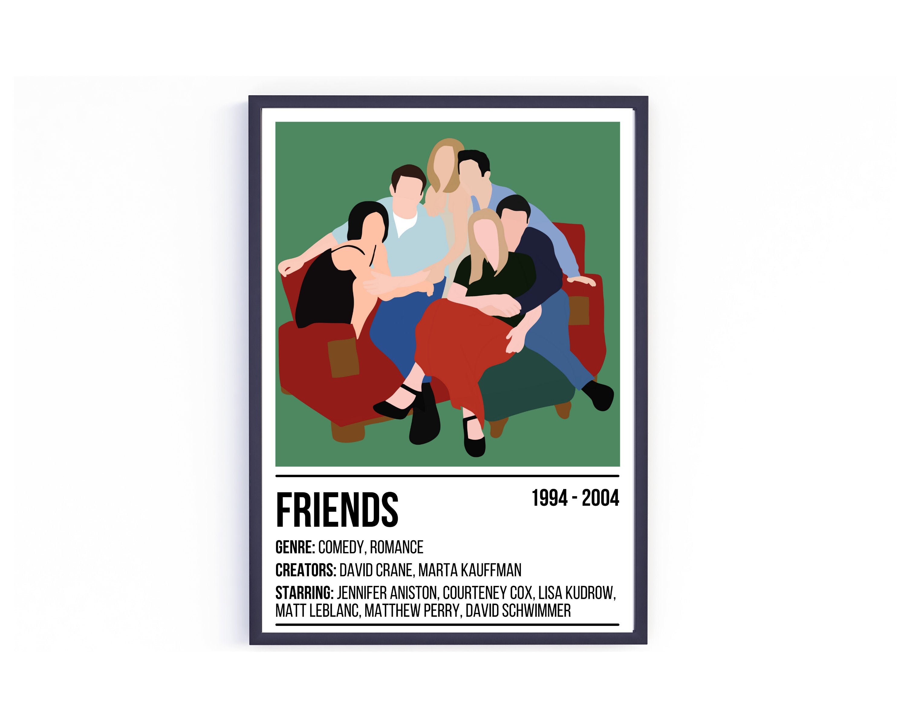 Affiches de la Série TV Friends en Papier Kraft, Affiche Rétro 73Bar,  Peinture Décorative, Stickers Muraux