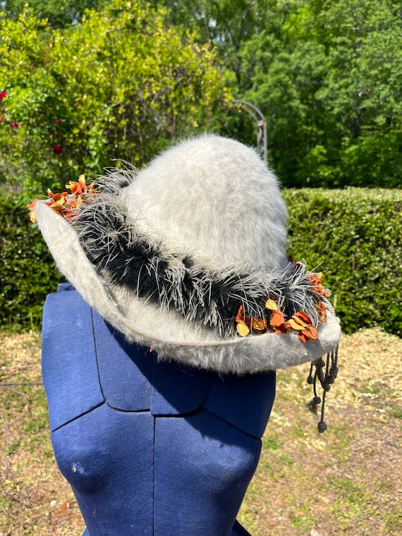 early 1900s edwardian beaver hat - image 1