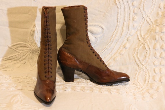 antique Victorian / Edwardian boots - image 5