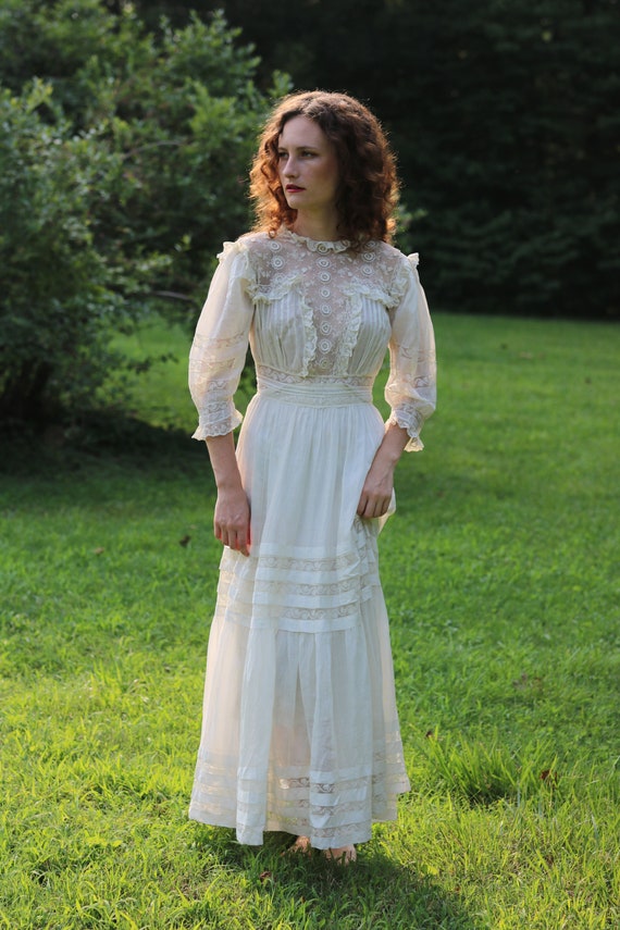 1910s cotton dress - Gem 1910s cotton dress - Gem