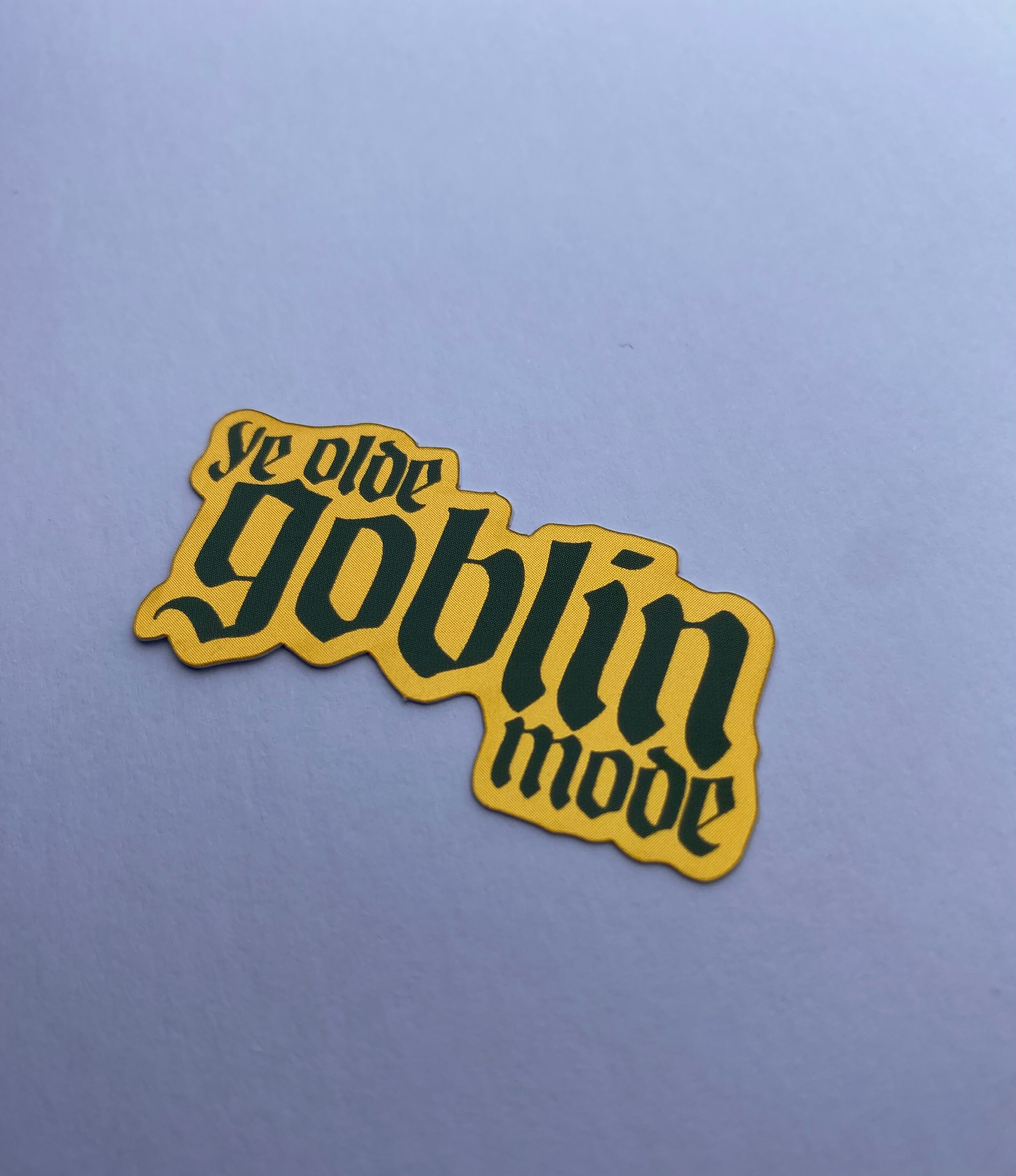Ye Sticker Ye Olde Goblin Mode Sticker - Etsy