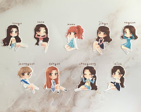 Kpop Stickers Twice Tt Etsy Kpop Stickers Twice Tt Etsy