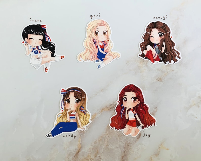 KPOP Stickers Red Velvet Red Flavor | Etsy